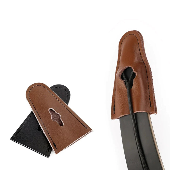 Handmade Leather Bow Tip Cover