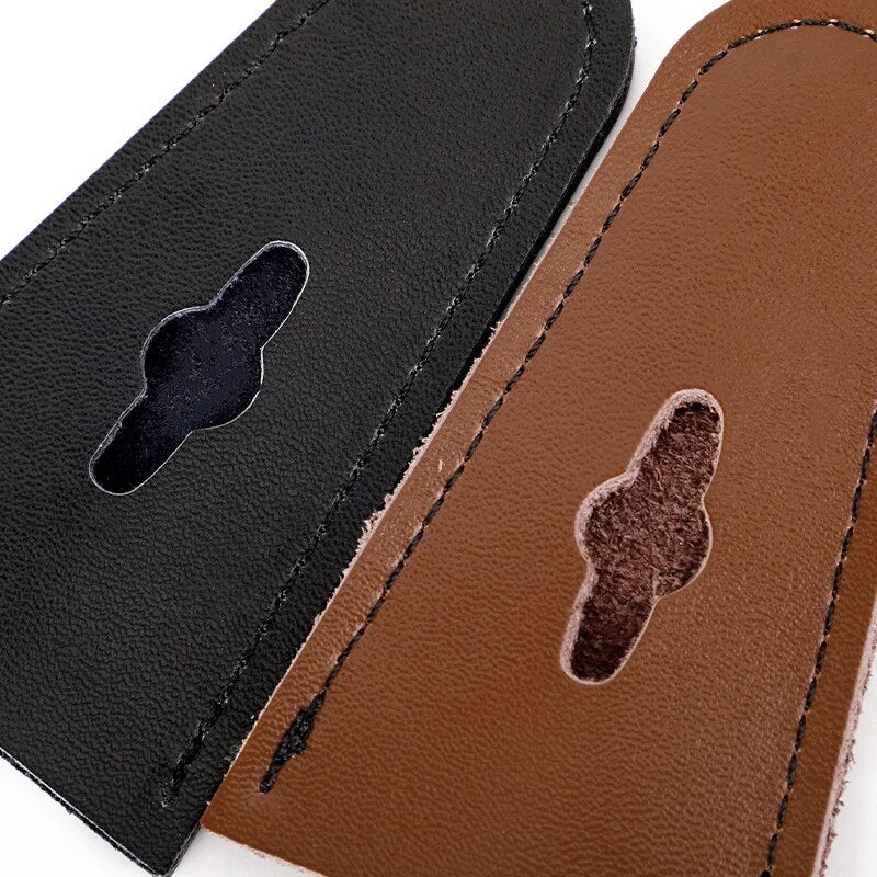 Handmade Leather Bow Tip Cover