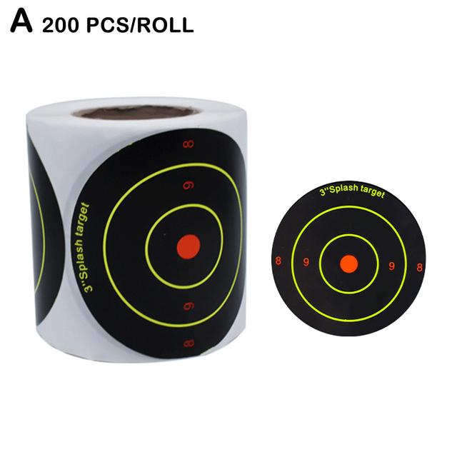 Self Adhesive Splatter Targets - Archery Targets - 200pcs