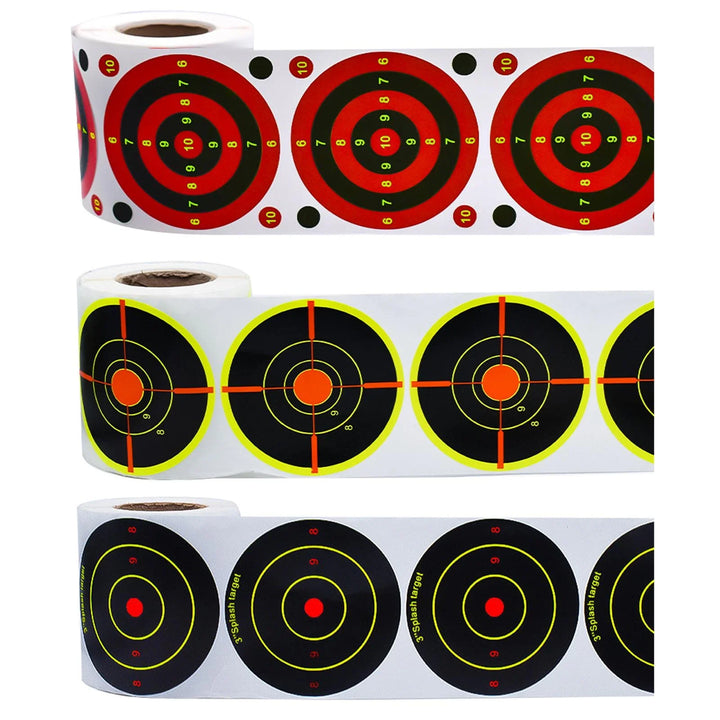 Self Adhesive Splatter Targets - Archery Targets - 200pcs