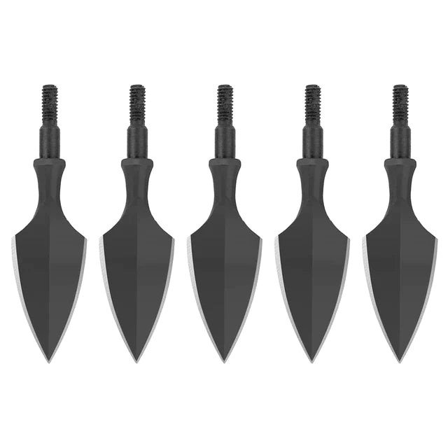 Retro Arrowhead High Carbon Steel Broadheads - 180-200grain