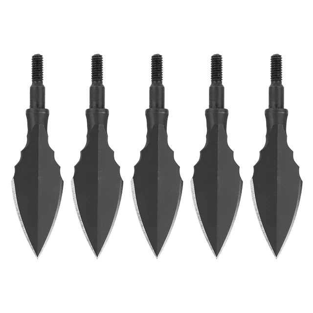 Retro Arrowhead High Carbon Steel Broadheads - 180-200grain