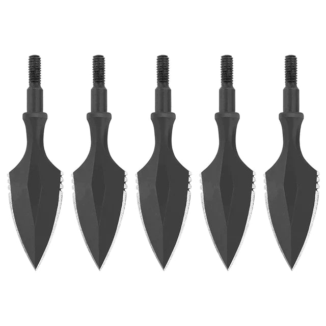 Retro Arrowhead High Carbon Steel Broadheads - 180-200grain