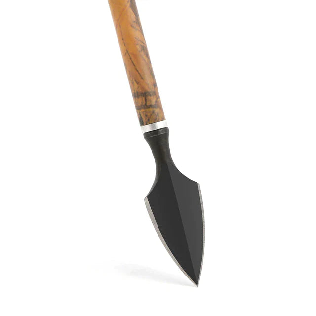 Retro Arrowhead High Carbon Steel Broadheads - 180-200grain