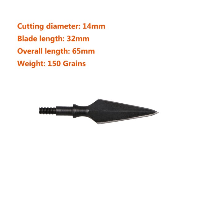 6/12pcs Archery Carbon Steel Arrowheads 125 Grains Hunting Broadheads