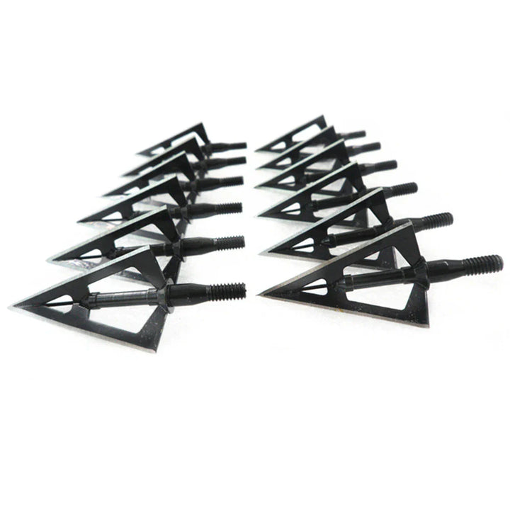 6/12pcs Hunting Broadheads 3 Fixed Blades