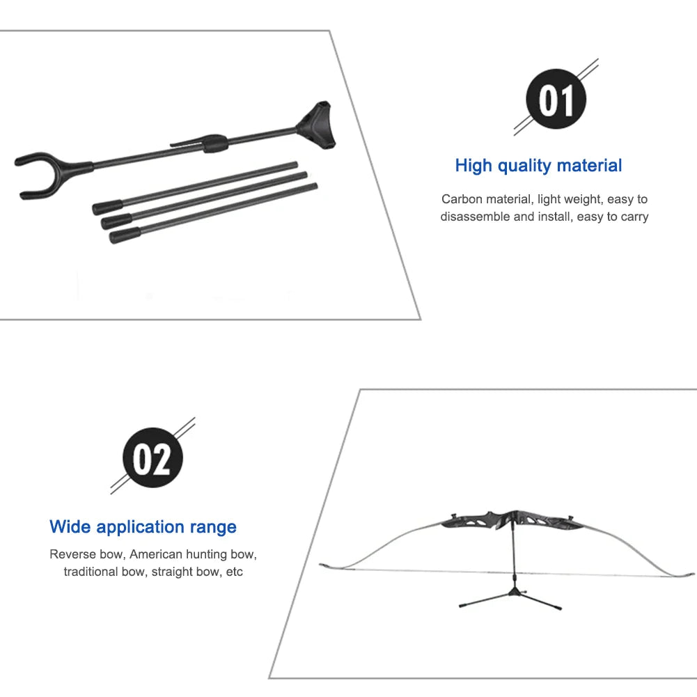 Adjustable Carbon Fiber Archery Bow Stand