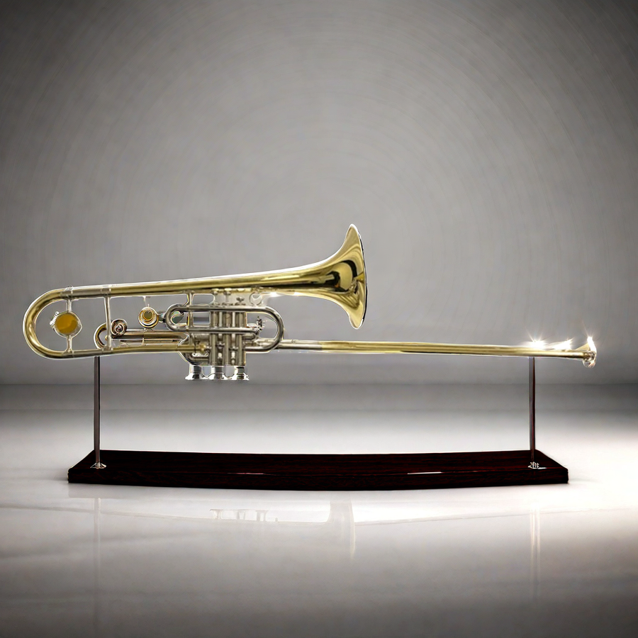 Intermediate Standard Eb Alto Trombone - Crafted from Gold Brass