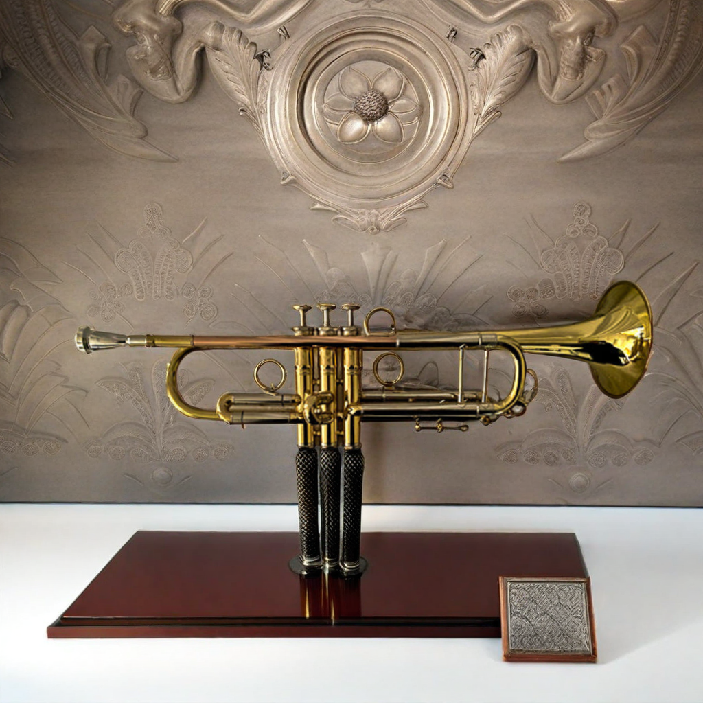 Exceptional Yellow Brass Trumpet - for Musicians | Alcove Archive