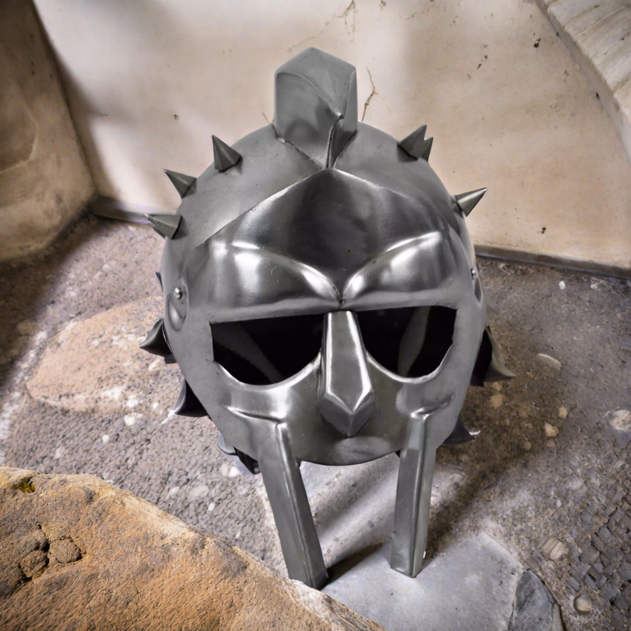 Gladiator Helmet With Spikes