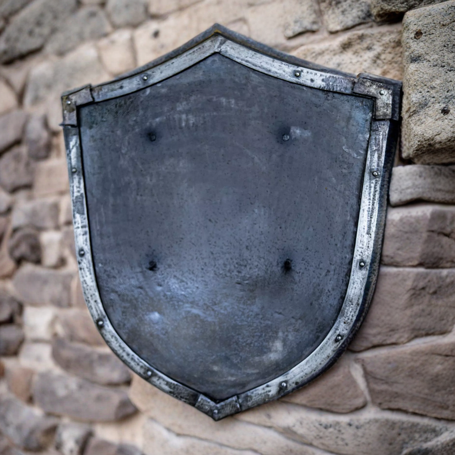 Knights Templar Shield- Kite Shaped Shield- Metal - 24"