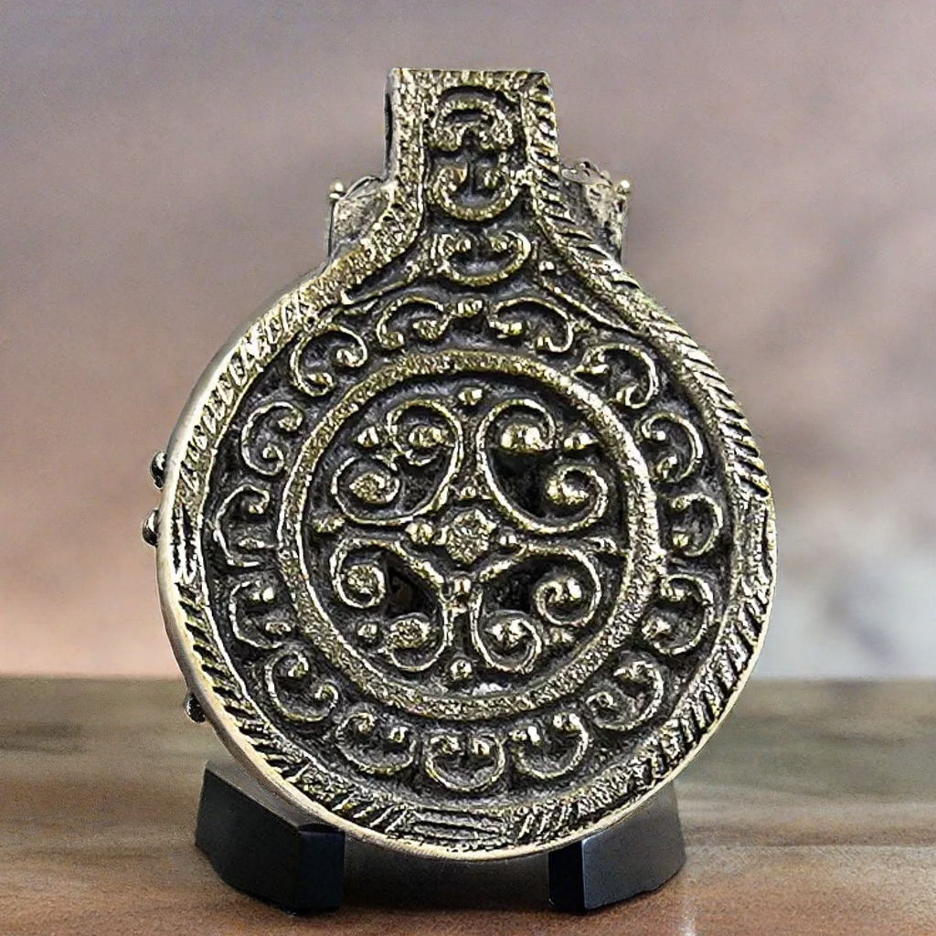 Viking Amulet Pendant - Norse Mystique with Loki Symbol