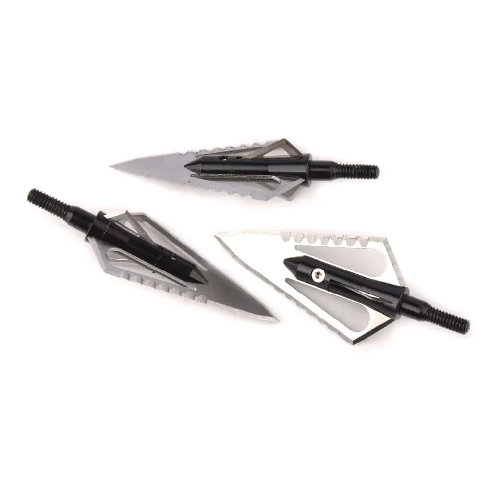 100 Grain Arrow Head Fixed 4-blade Sharp Aluminum Arrow Tip