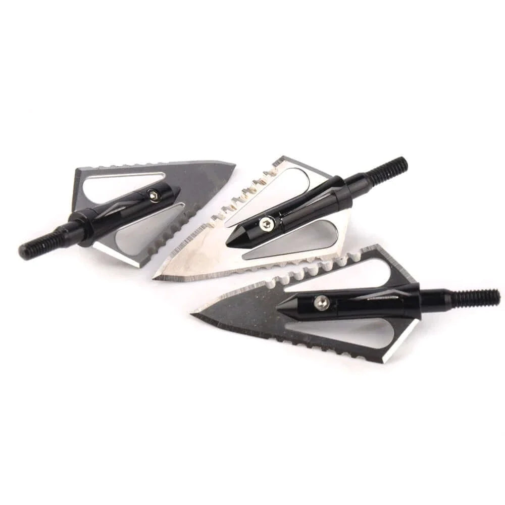 100 Grain Arrow Head Fixed 4-blade Sharp Aluminum Arrow Tip