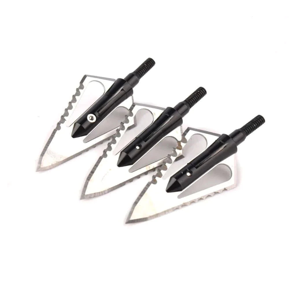 100 Grain Arrow Head Fixed 4-blade Sharp Aluminum Arrow Tip