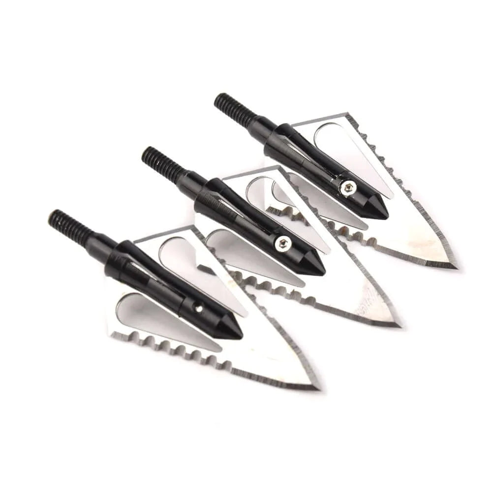 100 Grain Arrow Head Fixed 4-blade Sharp Aluminum Arrow Tip