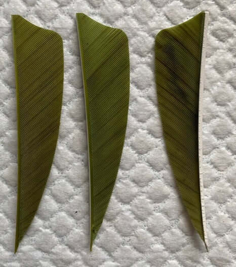 100 pcs 3" Arrow Turkey Feather Fletching Vanes