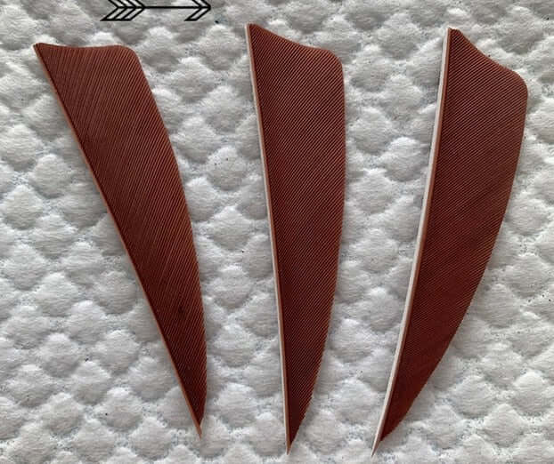 100 pcs 3" Arrow Turkey Feather Fletching Vanes