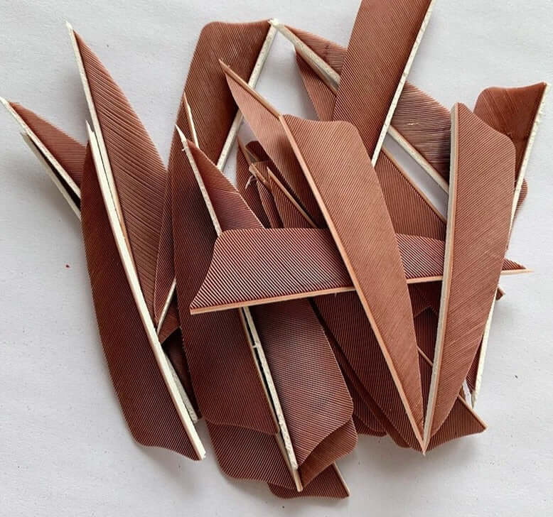 100 pcs 3" Arrow Turkey Feather Fletching Vanes