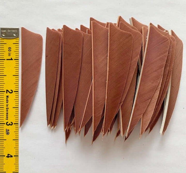 100 pcs 3" Arrow Turkey Feather Fletching Vanes