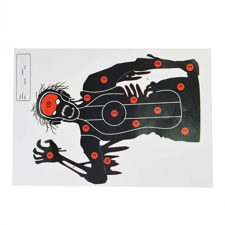 Zombie Archery Target Paper Set: 12/24pcs 45*32cm