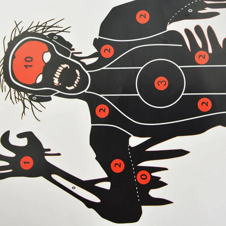 Zombie Archery Target Paper Set: 12/24pcs 45*32cm