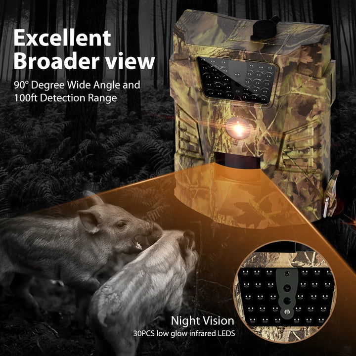 12MP 1080P Trail Hunting Camera Traps Track HT001B