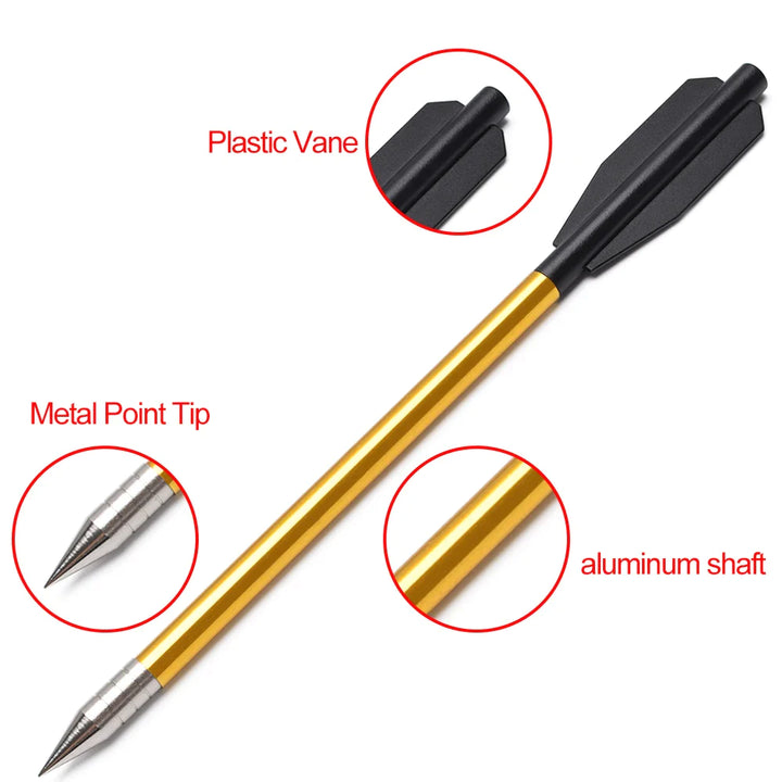 6.3" Golden Aluminum Arrow For Crossbow Pistol