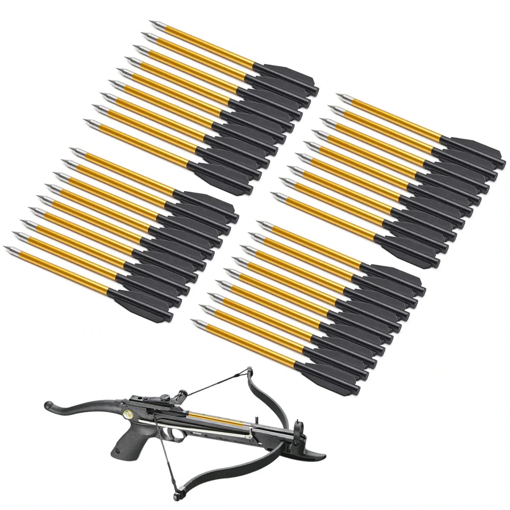 6.3" Golden Aluminum Arrow For Crossbow Pistol