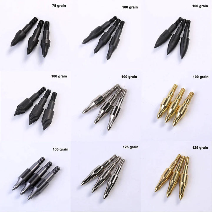 2mm Screw-in Arrow Point - Archery Arrow Head