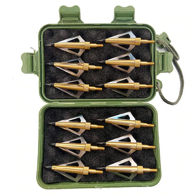 100GR/ 125GR Carbon Compound Bow Arrowheads