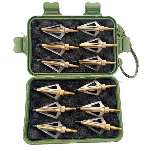 100GR/ 125GR Carbon Compound Bow Arrowheads