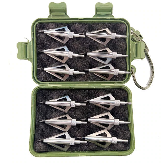 100GR/ 125GR Carbon Compound Bow Arrowheads