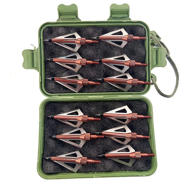 100GR/ 125GR Carbon Compound Bow Arrowheads