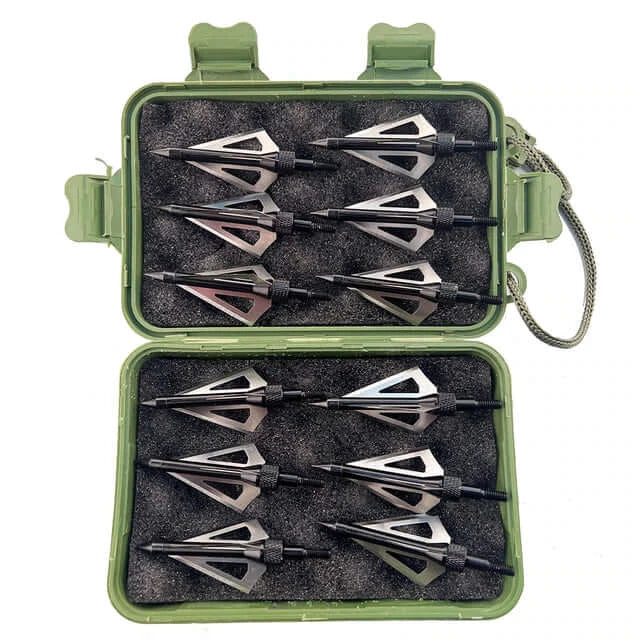 100GR/ 125GR Carbon Compound Bow Arrowheads