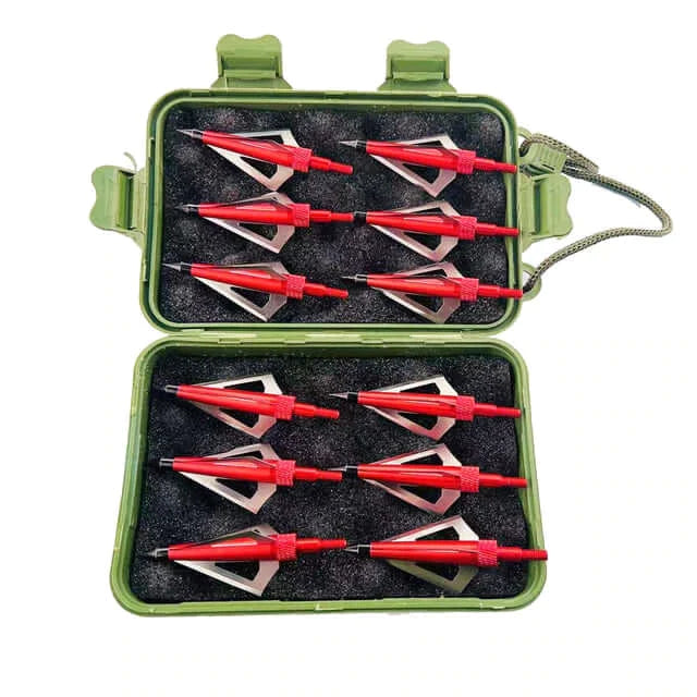 100GR/ 125GR Carbon Compound Bow Arrowheads