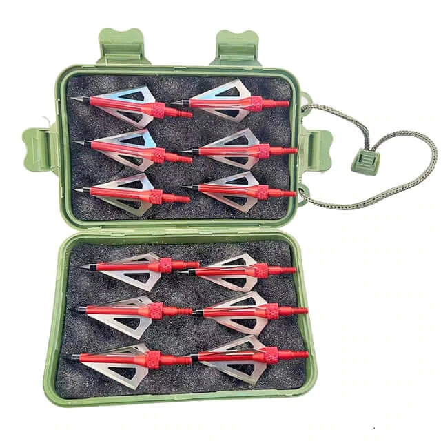 100GR/ 125GR Carbon Compound Bow Arrowheads