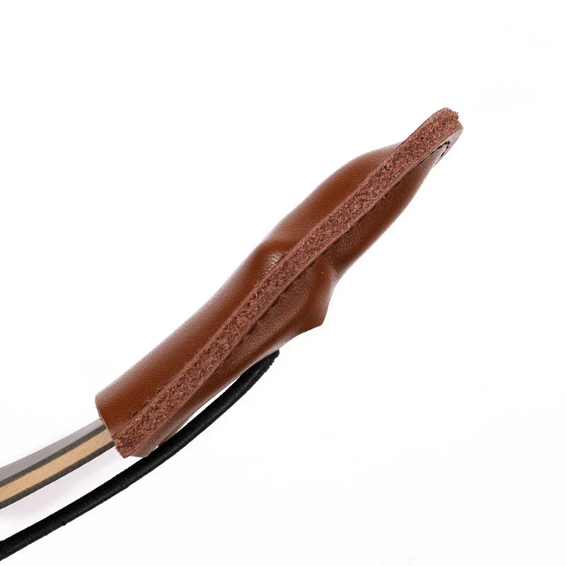 Handmade Leather Bow Tip Cover