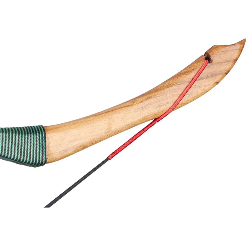 Animal Print Traditional Long Bow - Recurve Archery Bow