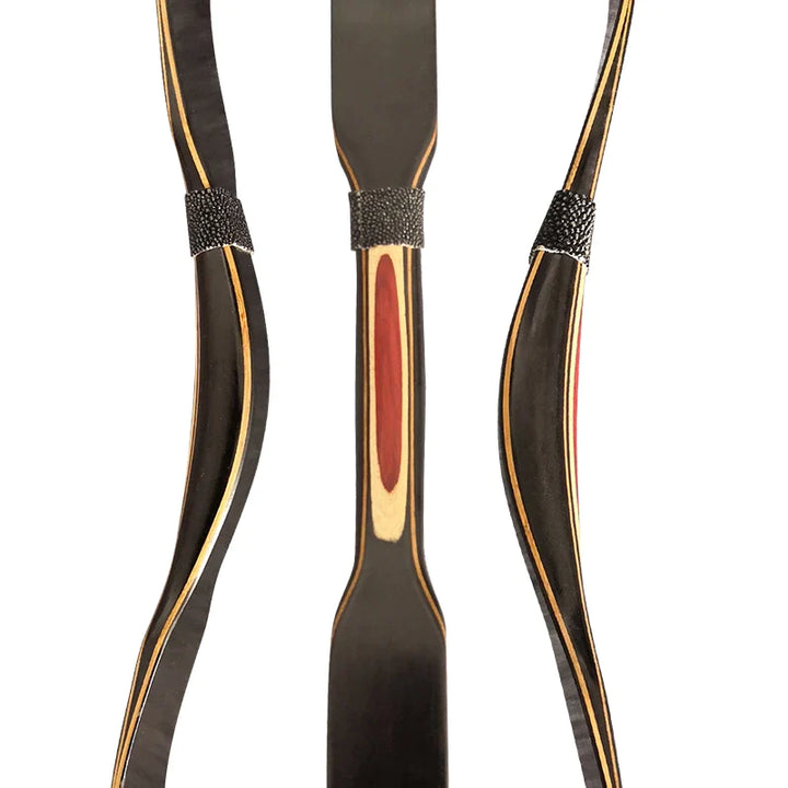 Traditional Recurve Bow - 20-35lbs with Classic Laminated Design 