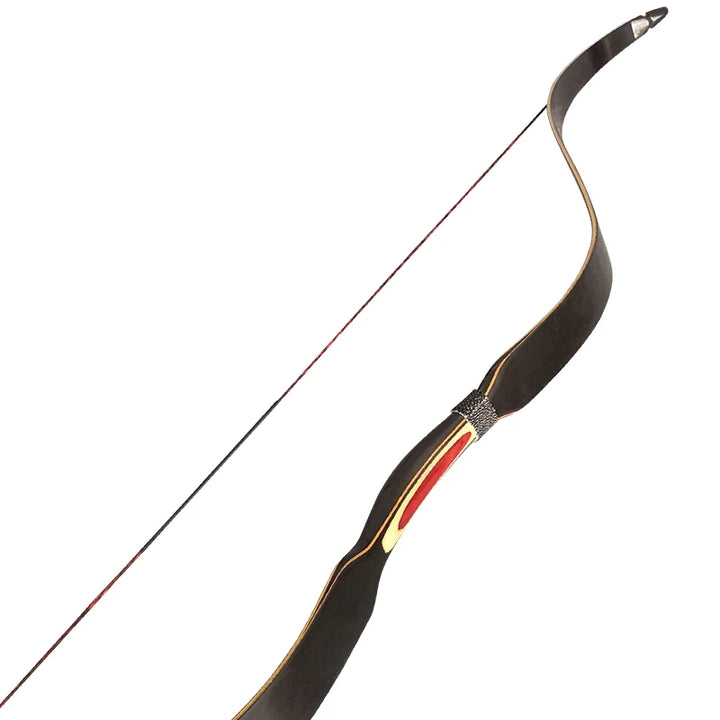 Traditional Recurve Bow - 20-35lbs with Classic Laminated Design 