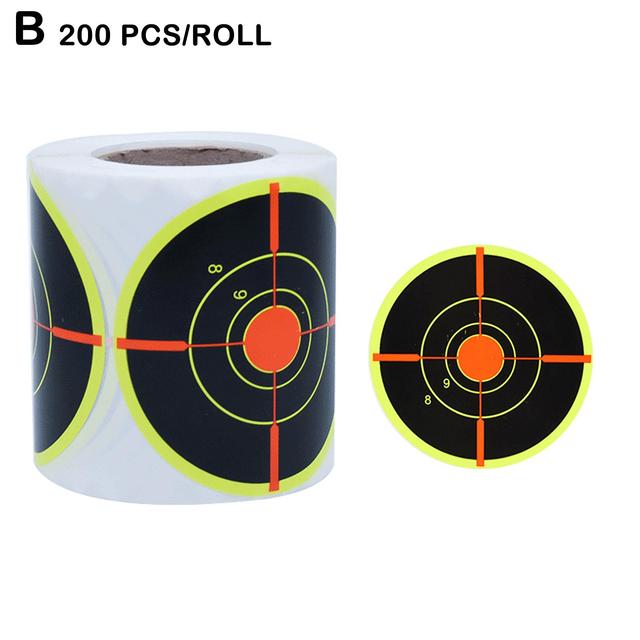 Self Adhesive Splatter Targets - Archery Targets - 200pcs 