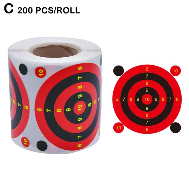 Self Adhesive Splatter Targets - Archery Targets - 200pcs 