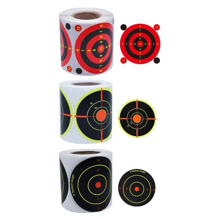 Self Adhesive Splatter Targets - Archery Targets - 200pcs 