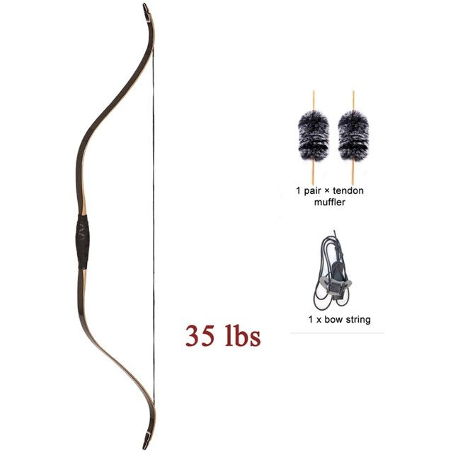 Traditional Bow 46inch Longbow - Recurve Archery Bow