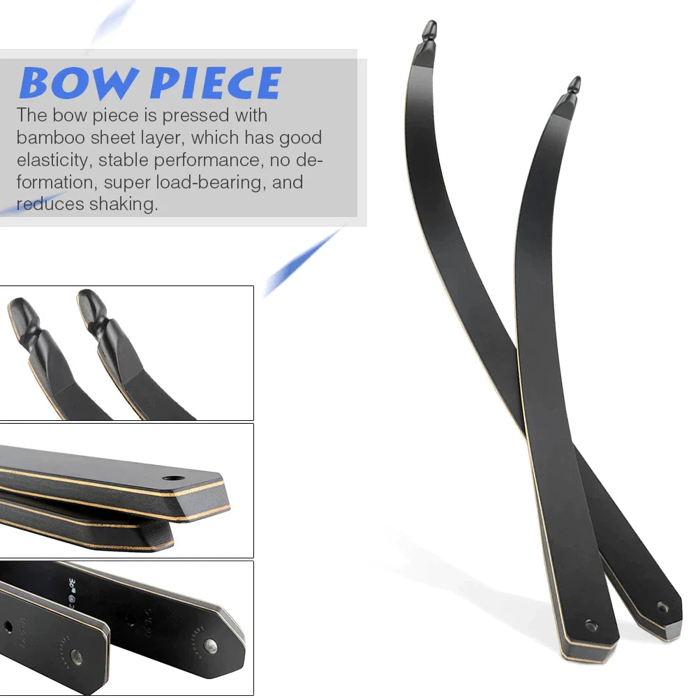 25-60 LBS Recurve Bow Limbs - Right Hander