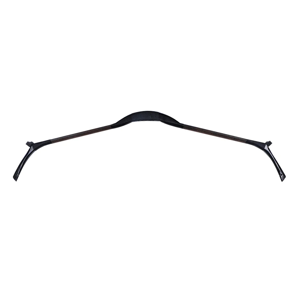 30-50lbs Black Traditional Wooden Longbow - Elegance for Discerning Archers