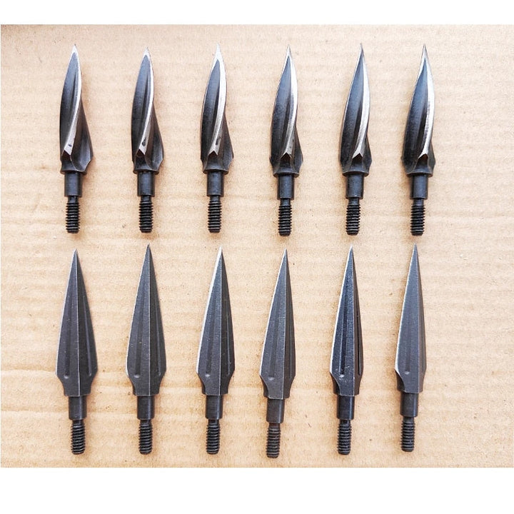 3pcs 120/125 grains Carbon Steel Arrow Head