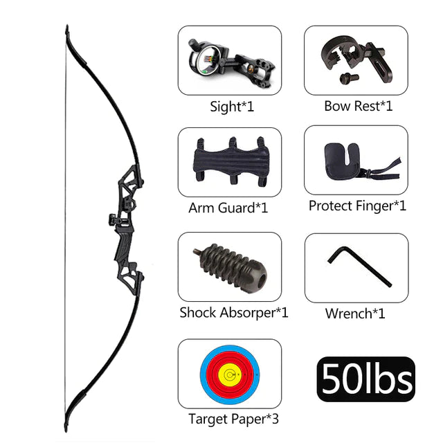 Left and Right Hand Reverse Bow - Recurve Archery Bow