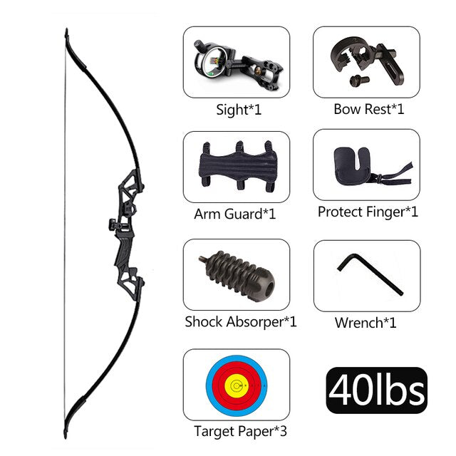 Left and Right Hand Reverse Bow - Recurve Archery Bow